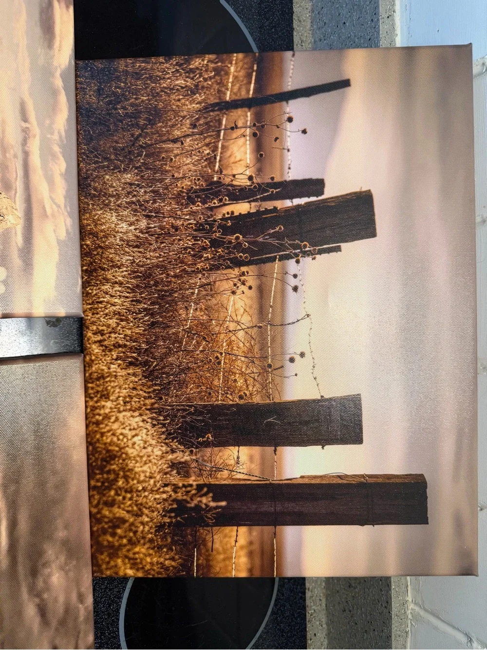 Scenic Golden Fields Wall Art Set - Brand